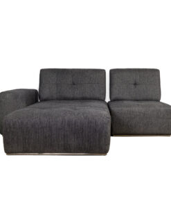 Modular sofa Savannah dark grey black