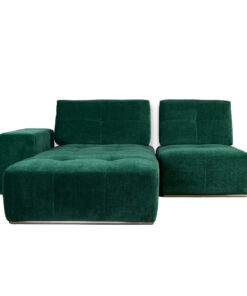 Savannah modular sofa green velvet